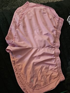 Nike Light Pink Athletic Shorts with Elastic Waist
